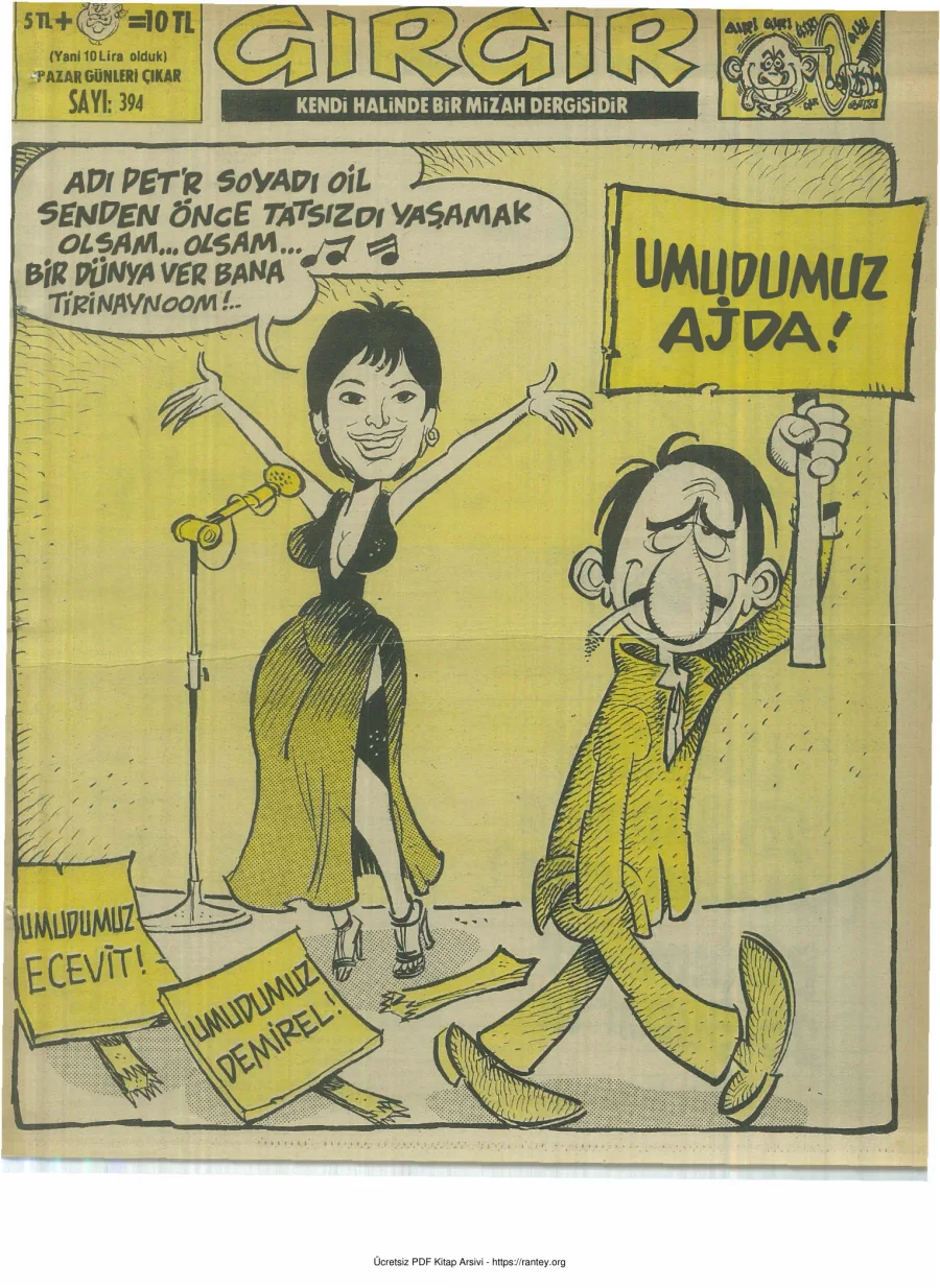 GırGır 1980 Sayı 394 kapak görseli