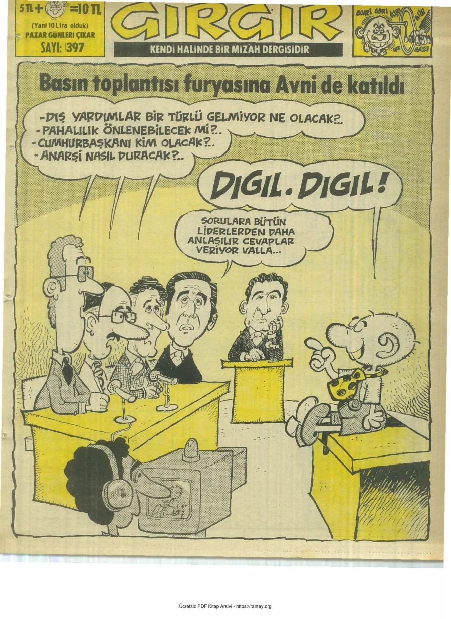 GırGır 1980 Sayı 397 kapak görseli