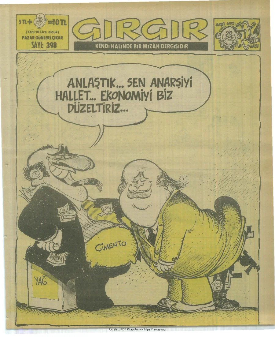 GırGır 1980 Sayı 398 kapak görseli