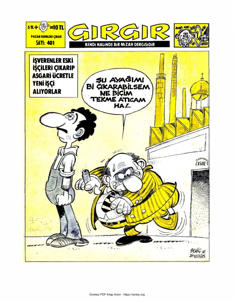 GırGır 1980 Sayı 401 kapak görseli