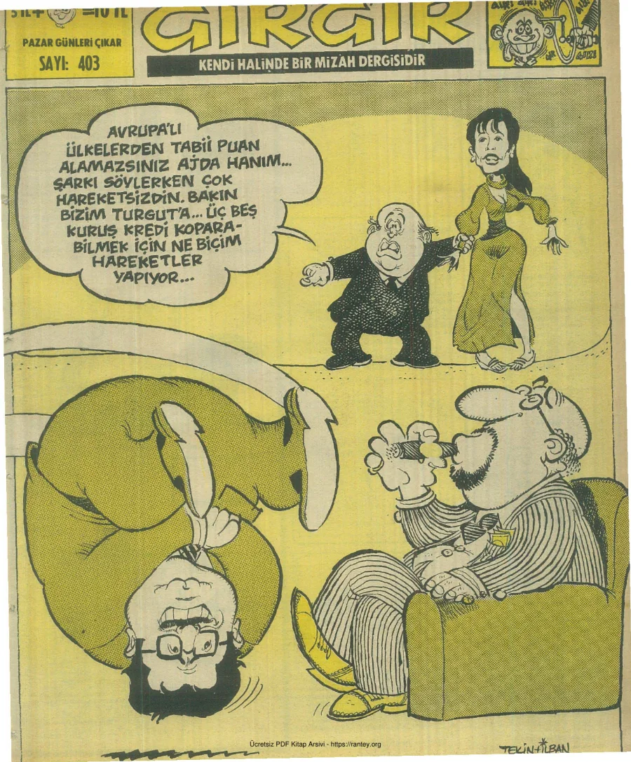 GırGır 1980 Sayı 403 kapak görseli