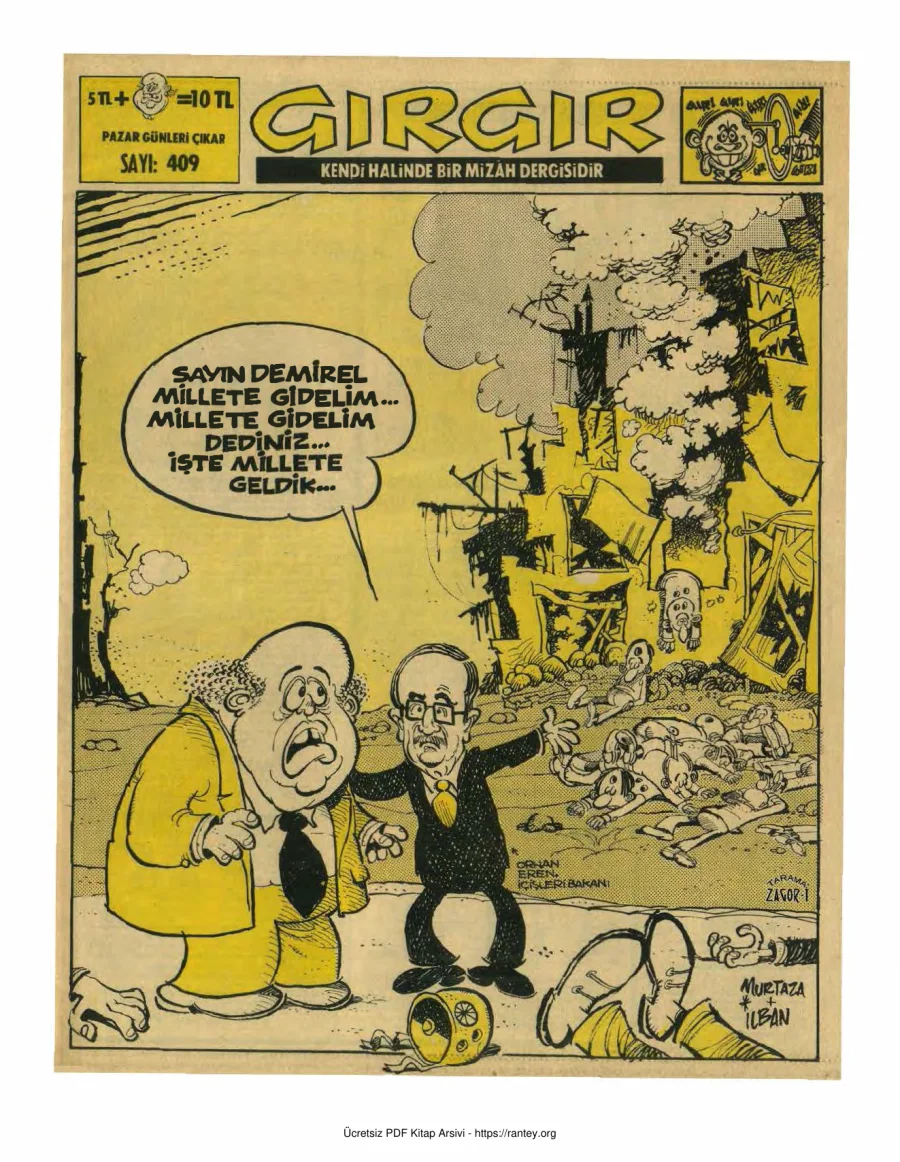GırGır 1980 Sayı 409 kapak görseli
