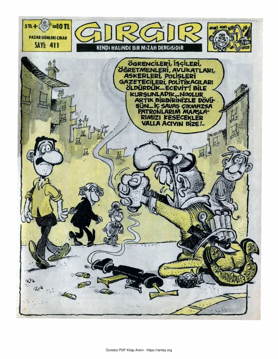 GırGır 1980 Sayı 411 kapak görseli