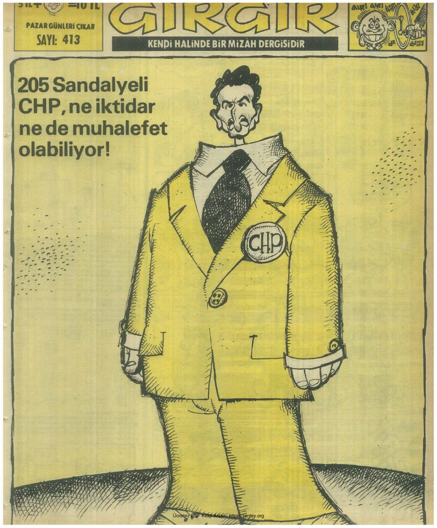 GırGır 1980 Sayı 413 kapak görseli