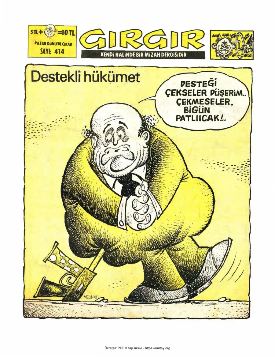 GırGır 1980 Sayı 414 kapak görseli