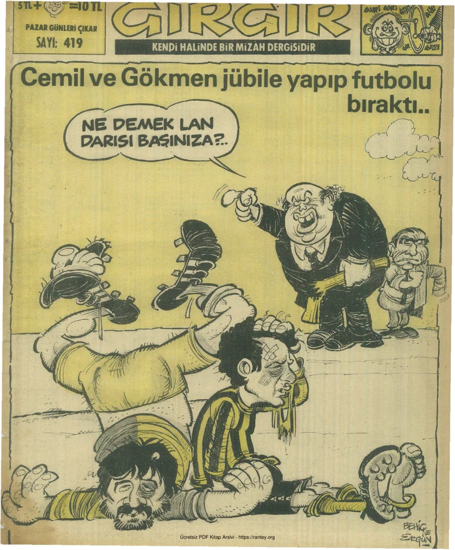 GırGır 1980 Sayı 419 kapak görseli