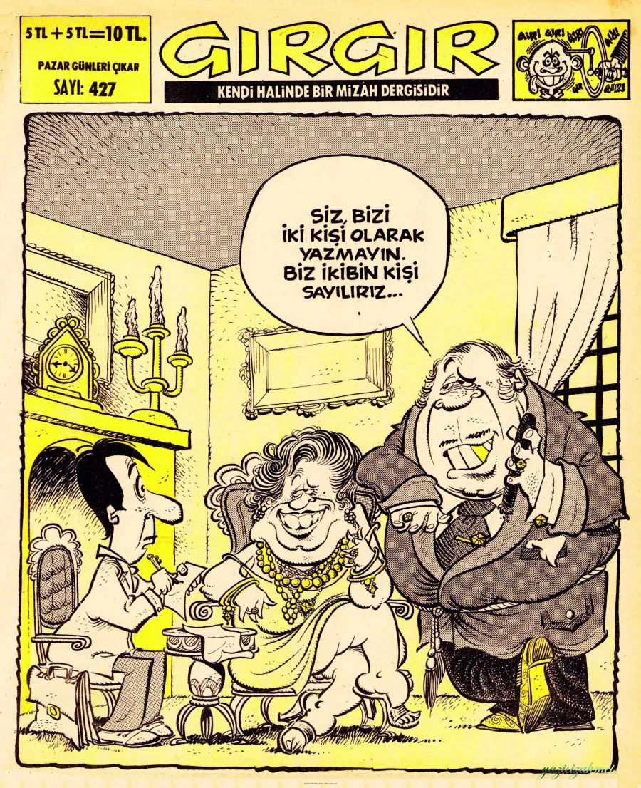 GırGır 1980 Sayı 427 kapak görseli