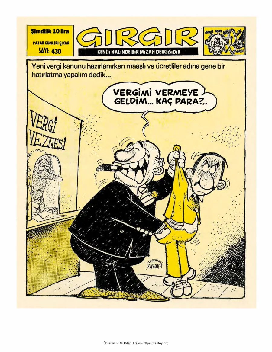 GırGır 1980 Sayı 430 kapak görseli