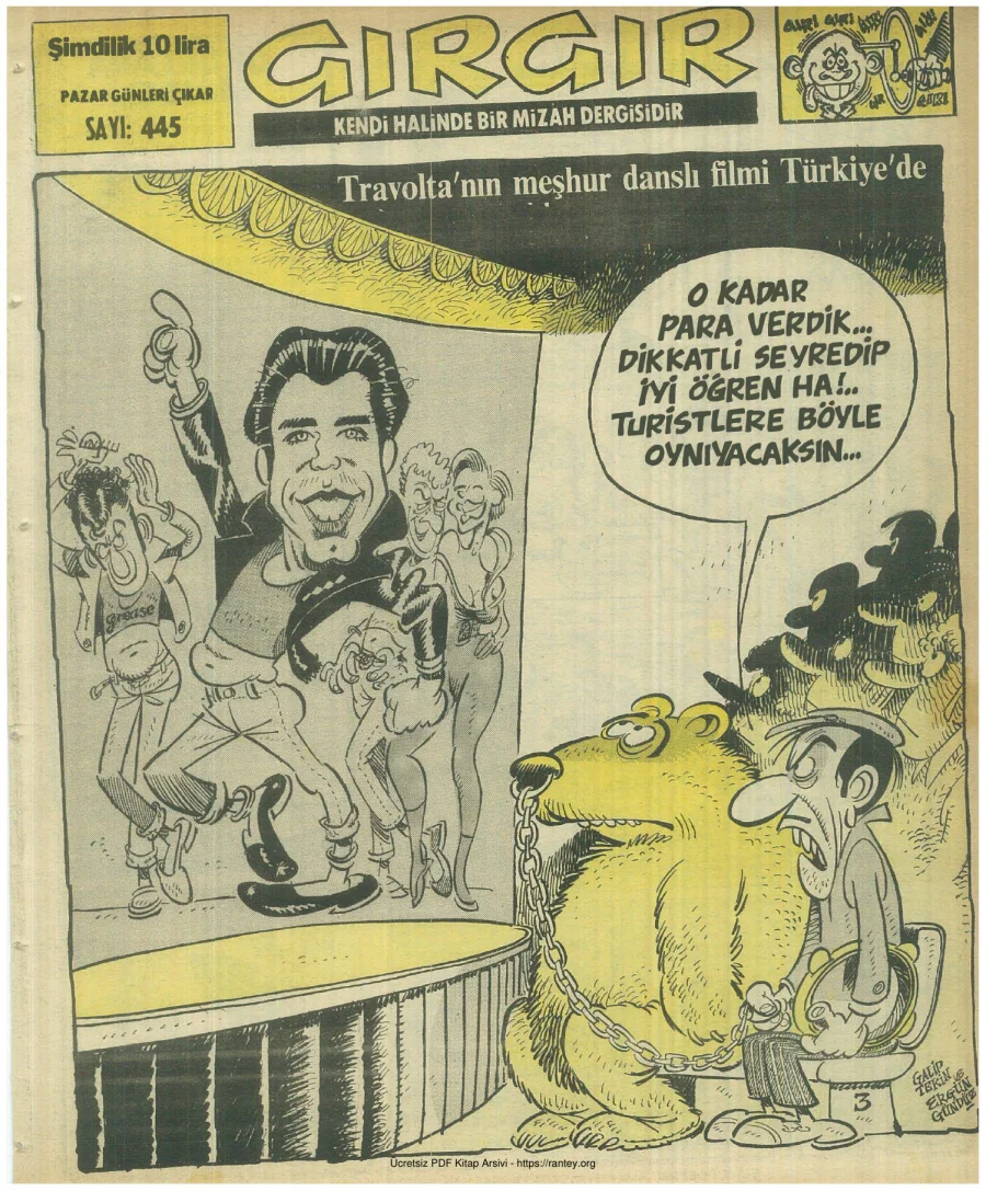 GırGır 1981 Sayı 445 kapak görseli