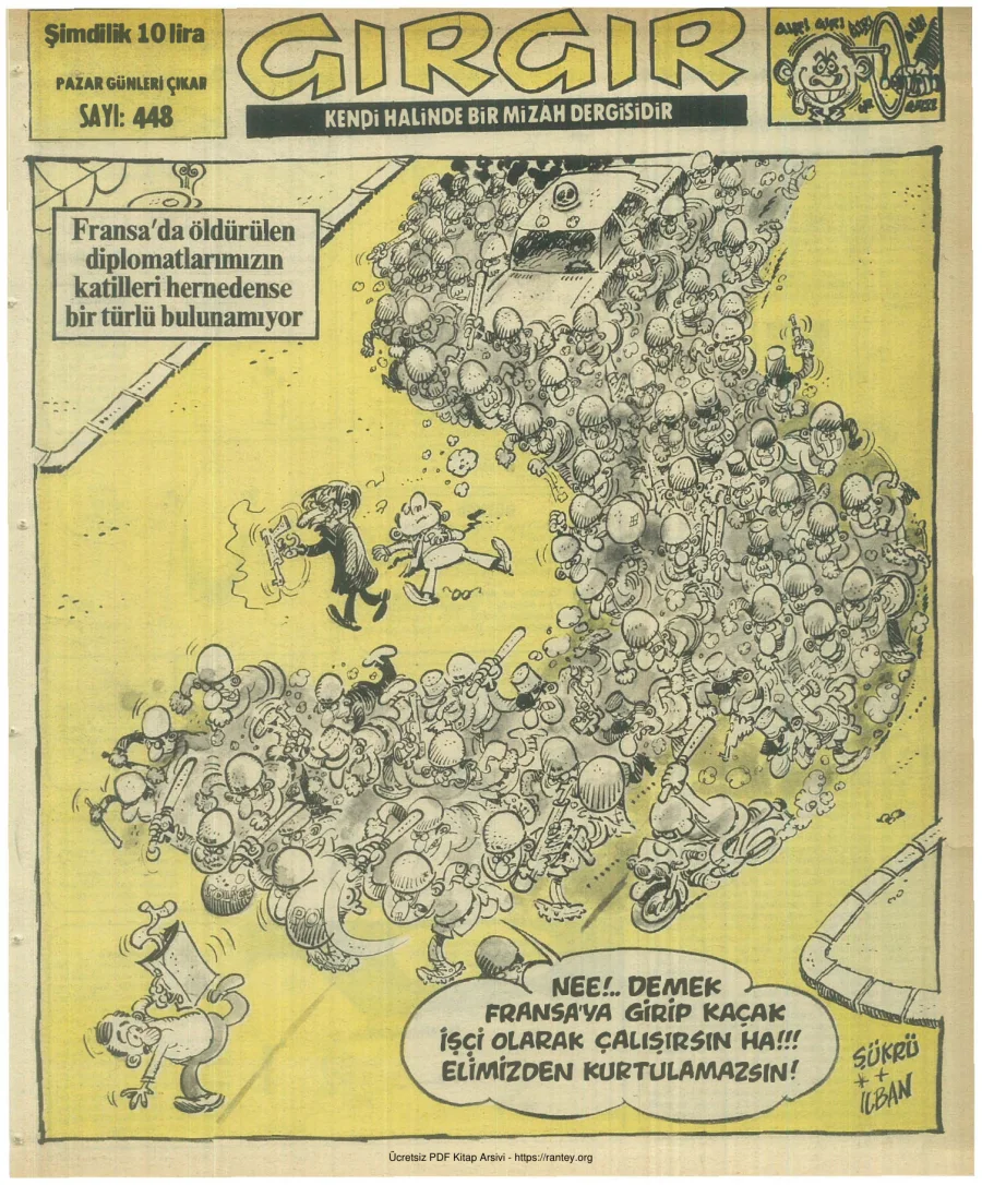 GırGır 1981 Sayı 448 kapak görseli
