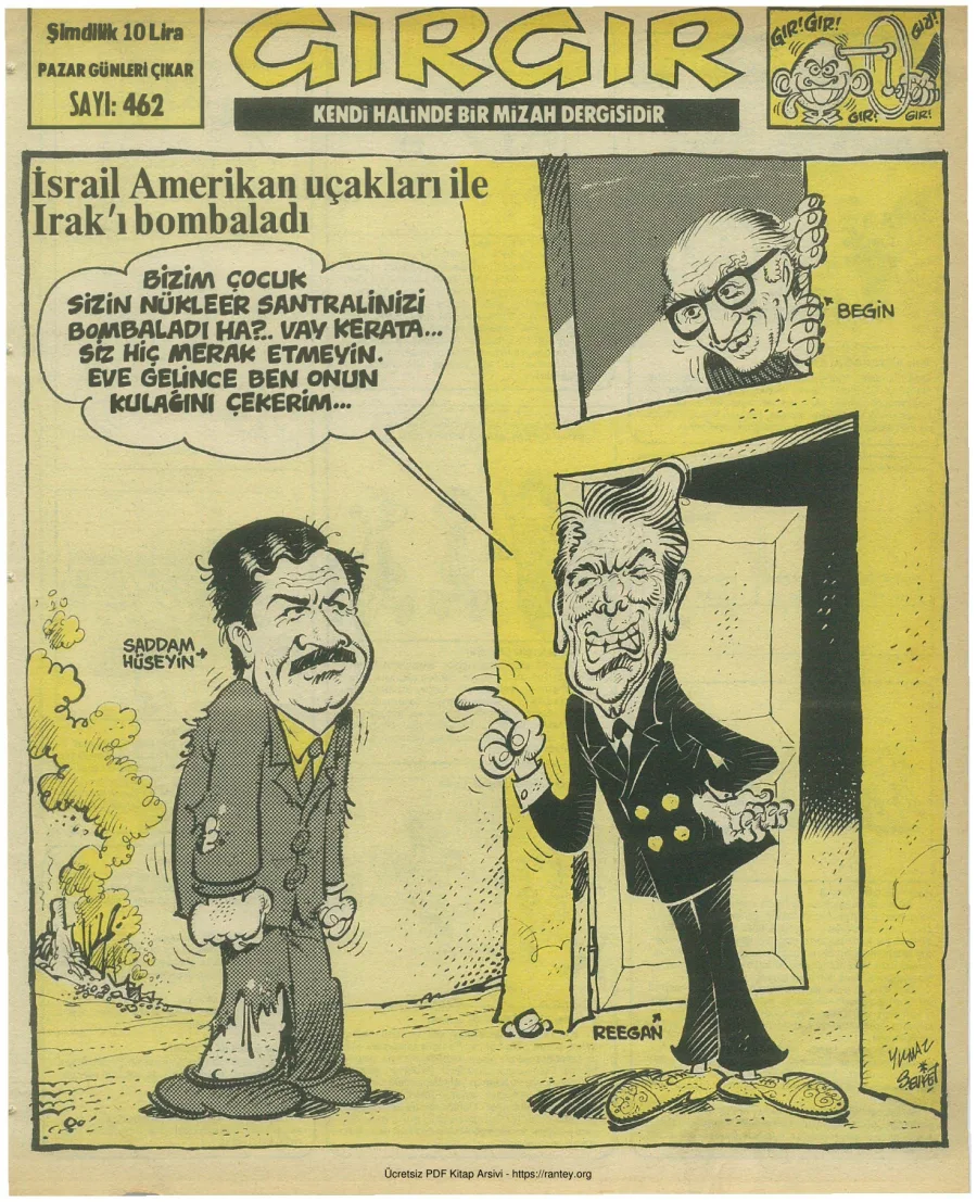 GırGır 1981 Sayı 462 kapak görseli
