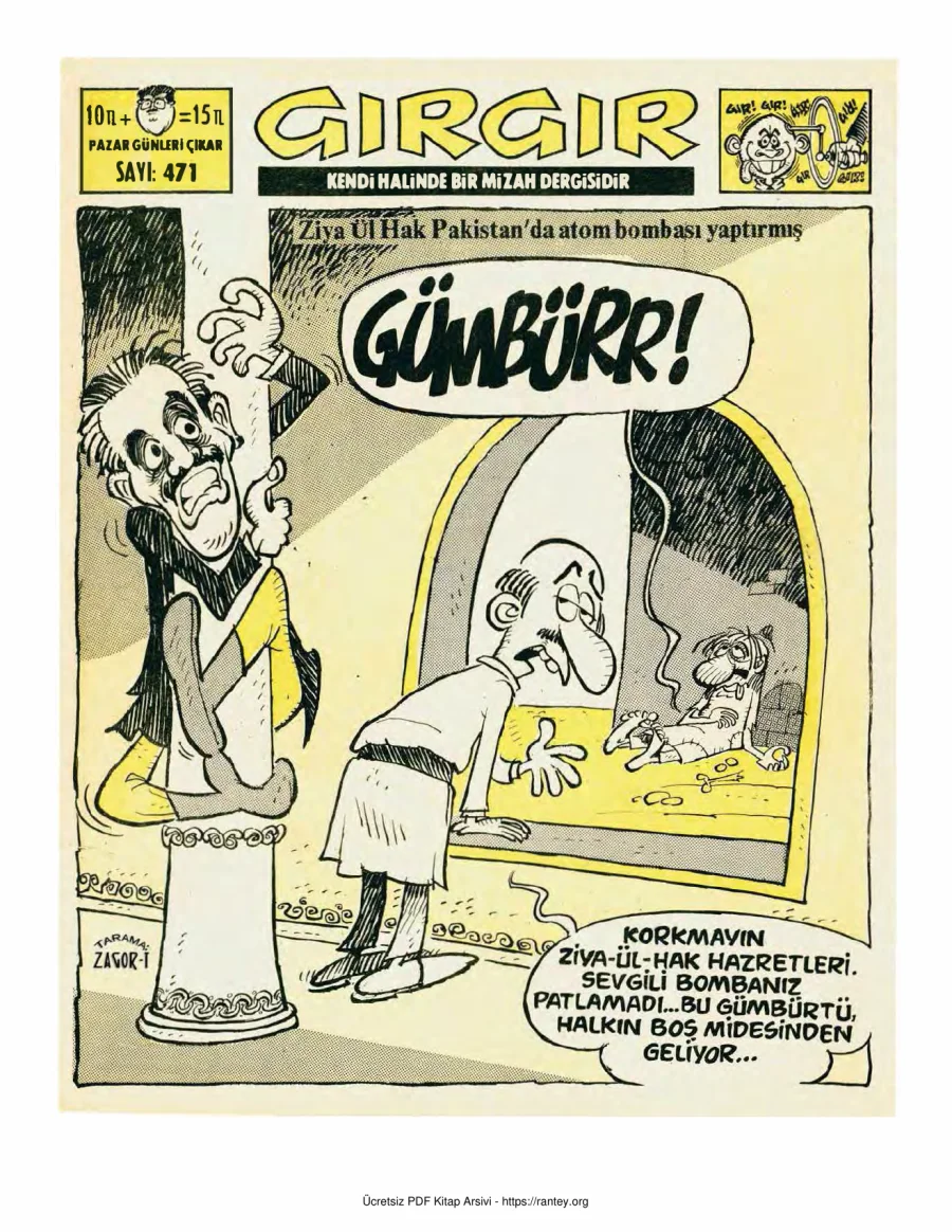 GırGır 1981 Sayı 471 kapak görseli