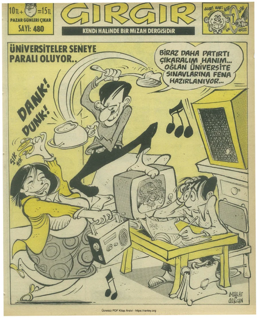 GırGır 1981 Sayı 480 kapak görseli