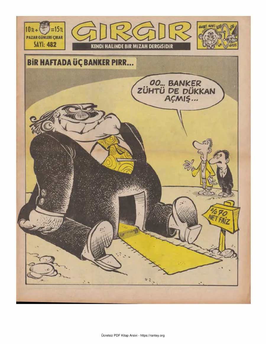 GırGır 1981 Sayı 482 kapak görseli