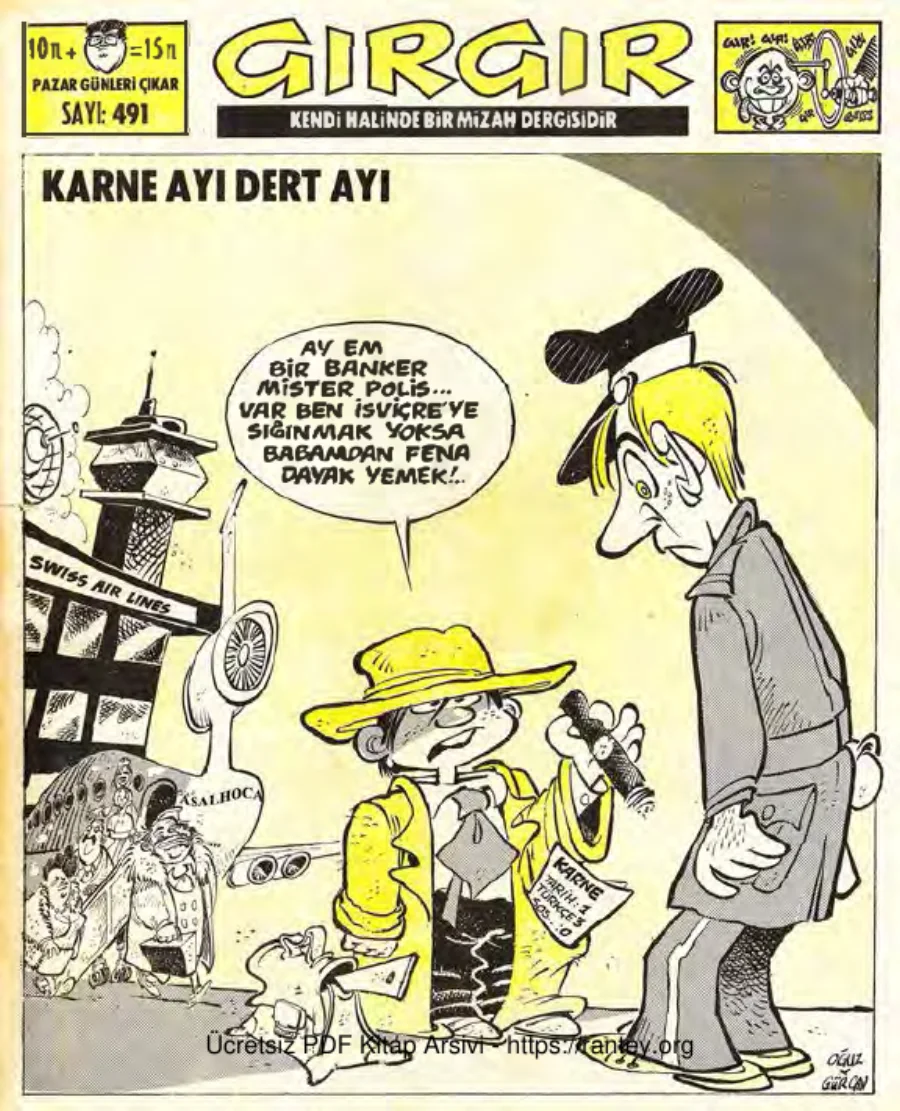 GırGır 1982 Sayı 491 kapak görseli
