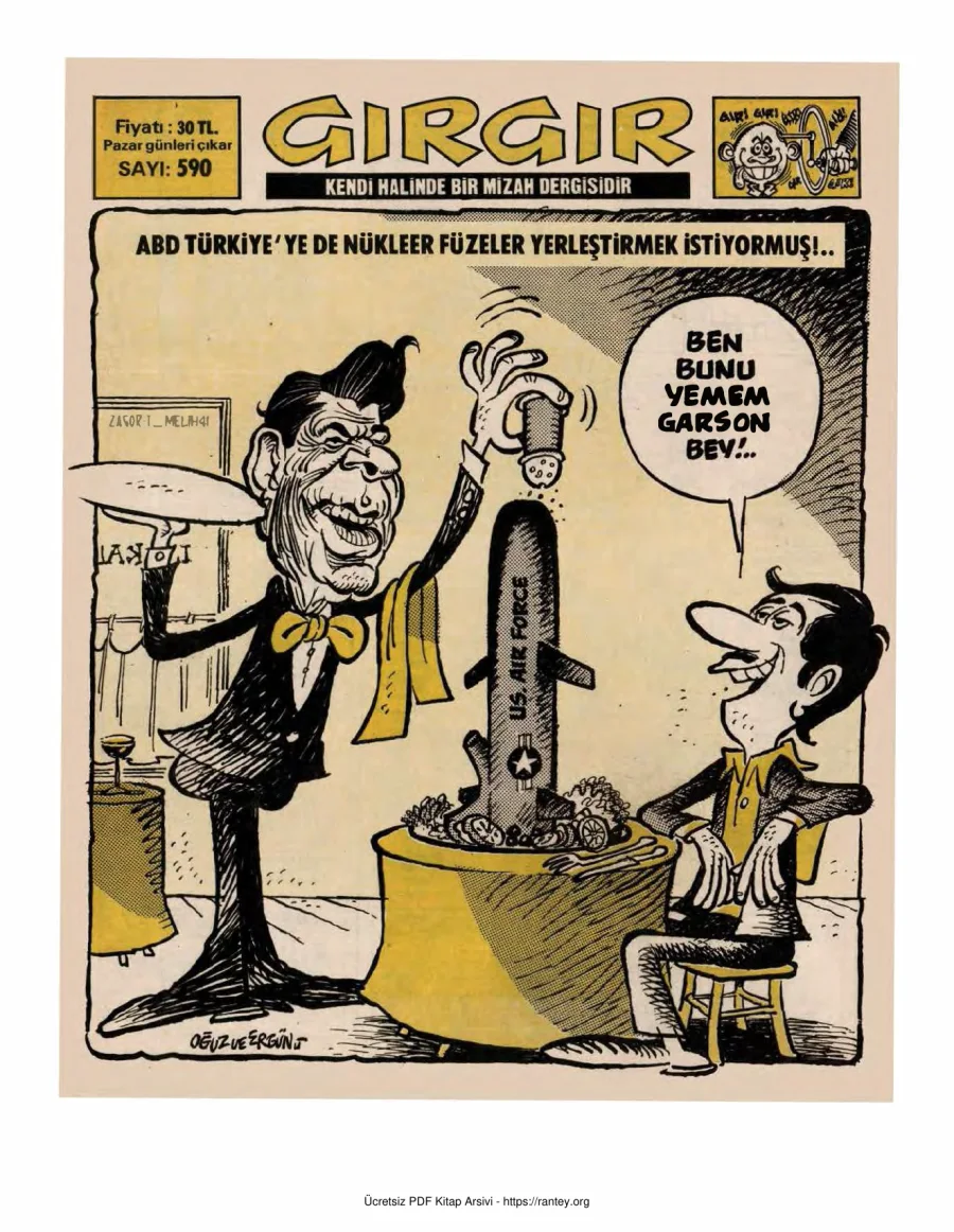 GırGır 1983 Sayı 590 kapak görseli