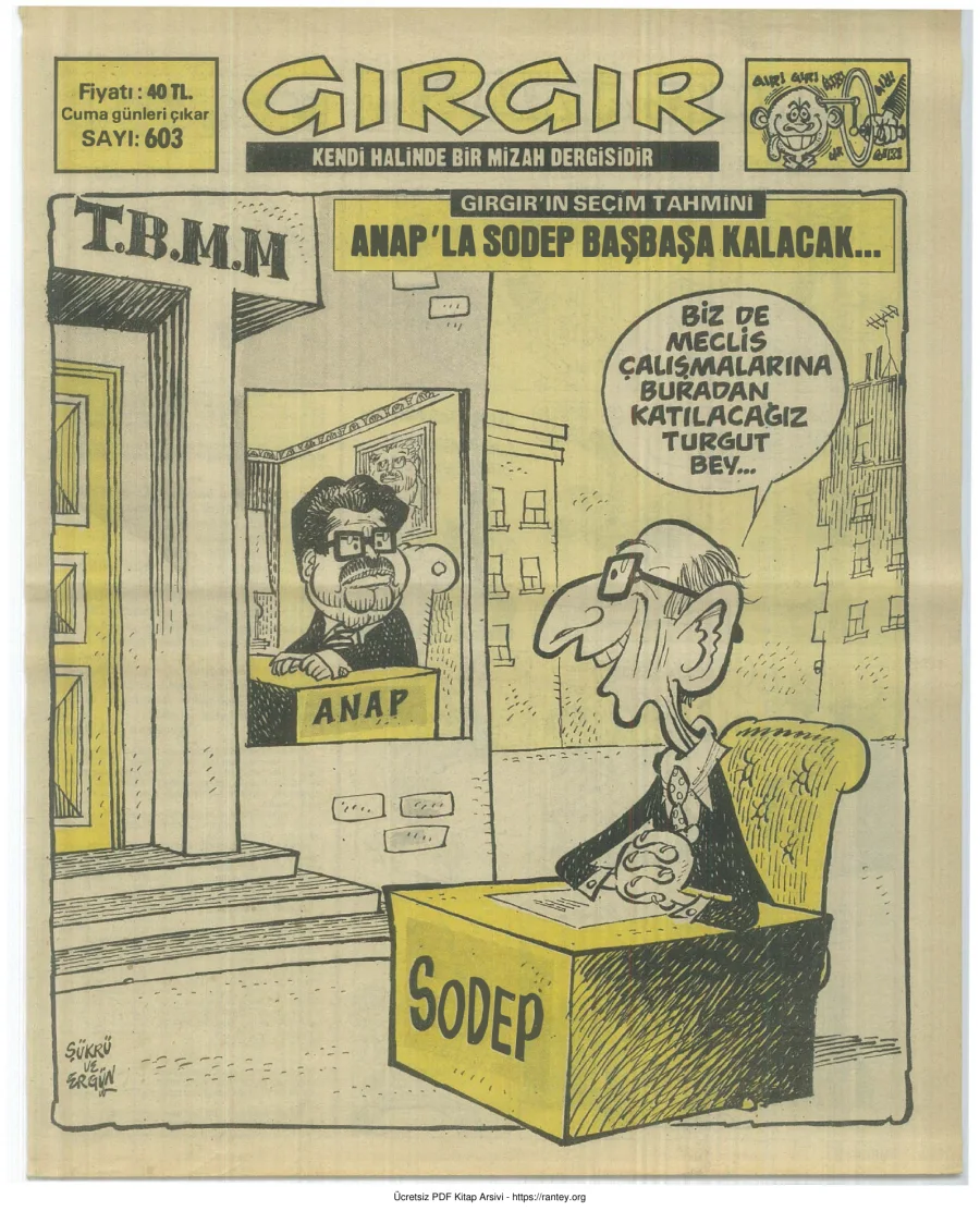 GırGır 1984 Sayı 603 kapak görseli