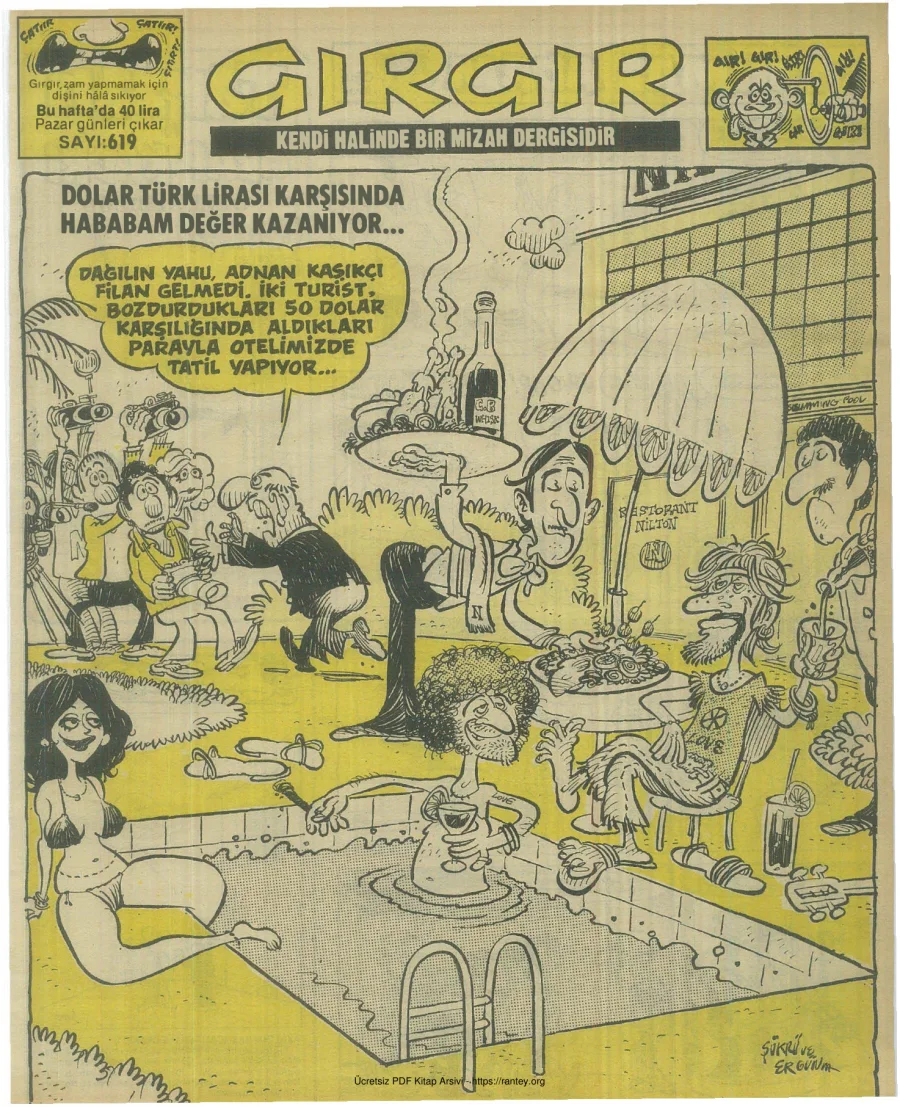 GırGır 1984 Sayı 619 kapak görseli