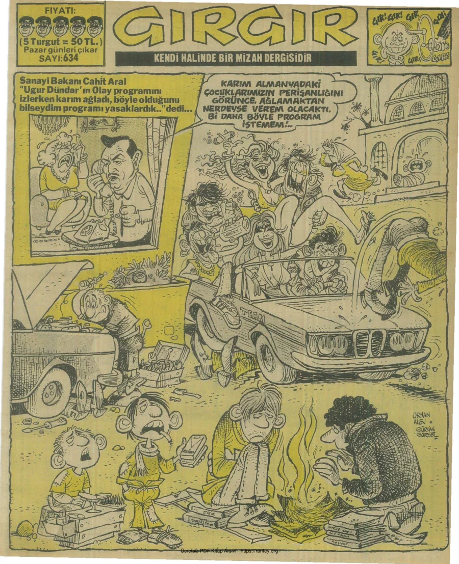 GırGır 1984 Sayı 634 kapak görseli