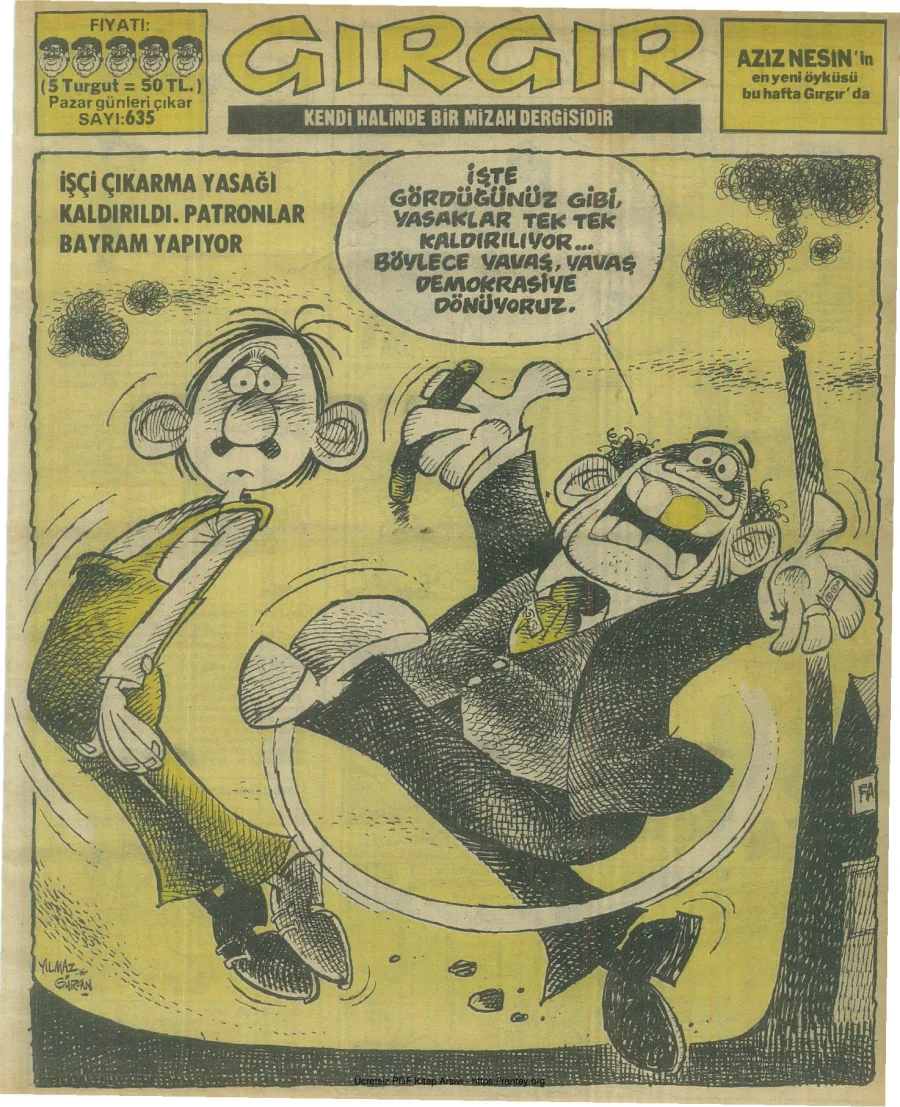 GırGır 1984 Sayı 635 kapak görseli
