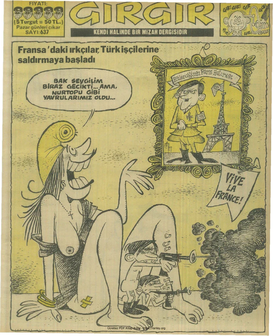 GırGır 1984 Sayı 637 kapak görseli