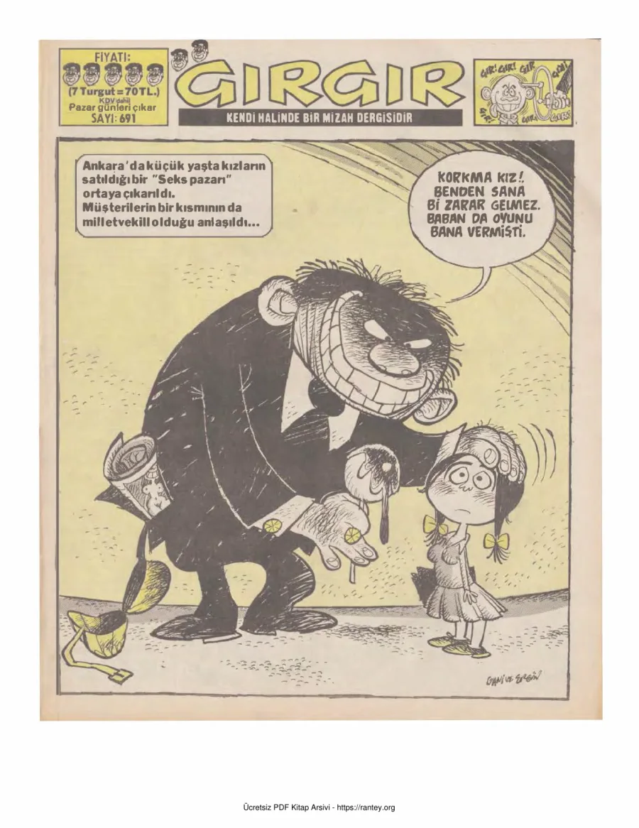 GırGır 1985 Sayı 691 kapak görseli