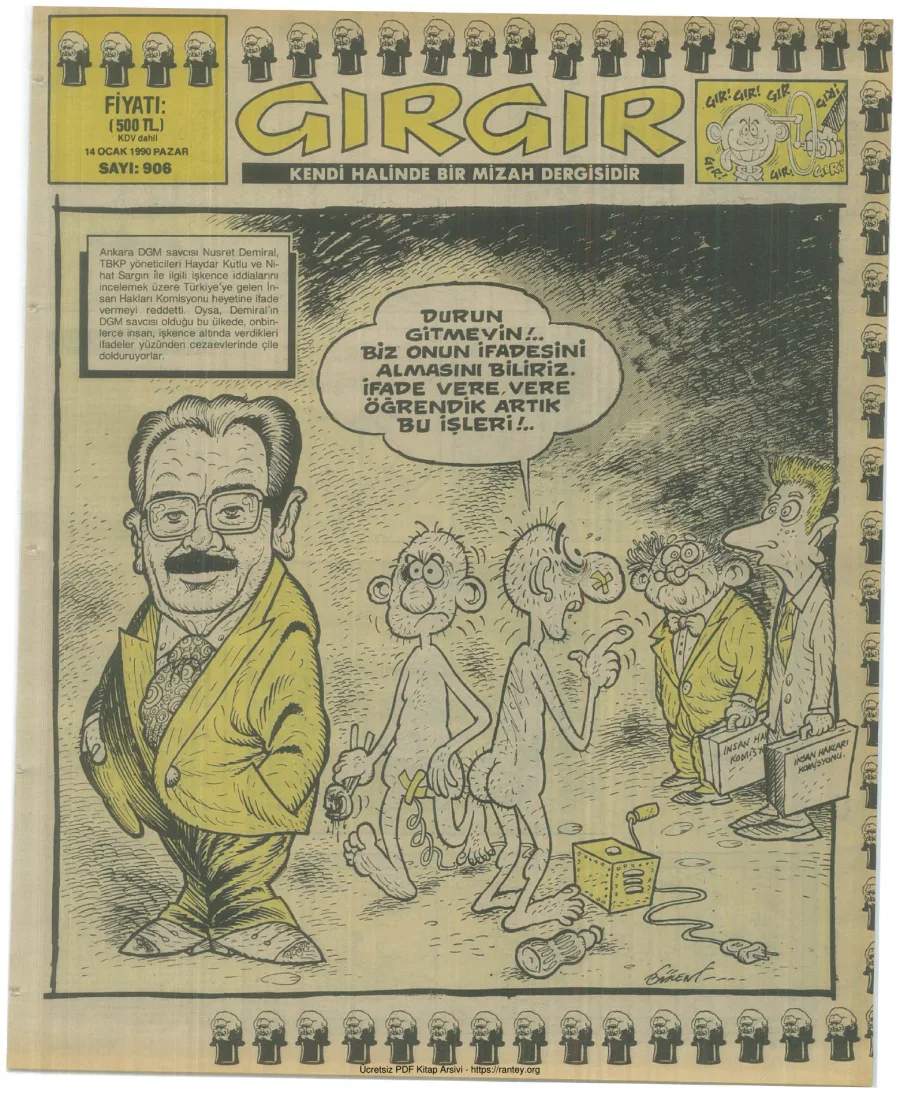 GırGır 1990 Sayı 906 kapak görseli