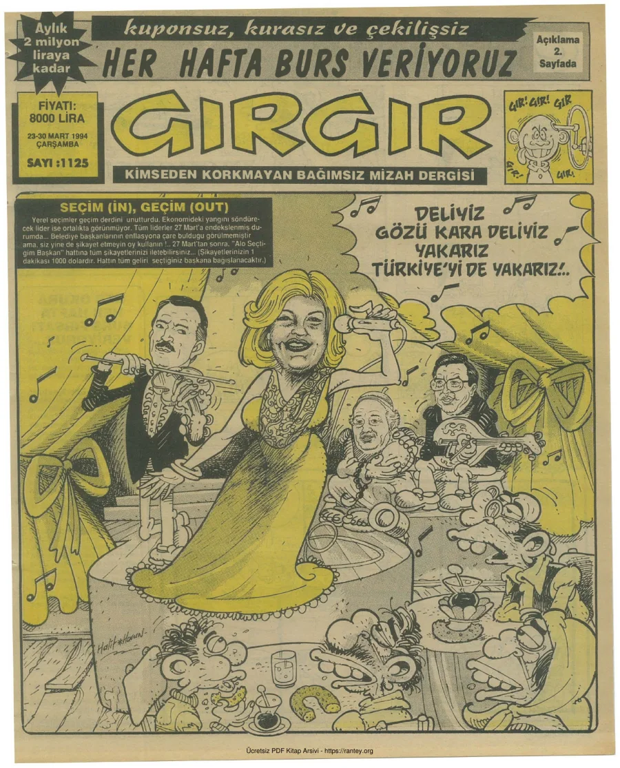 GırGır 1994 Sayı 1125 kapak görseli