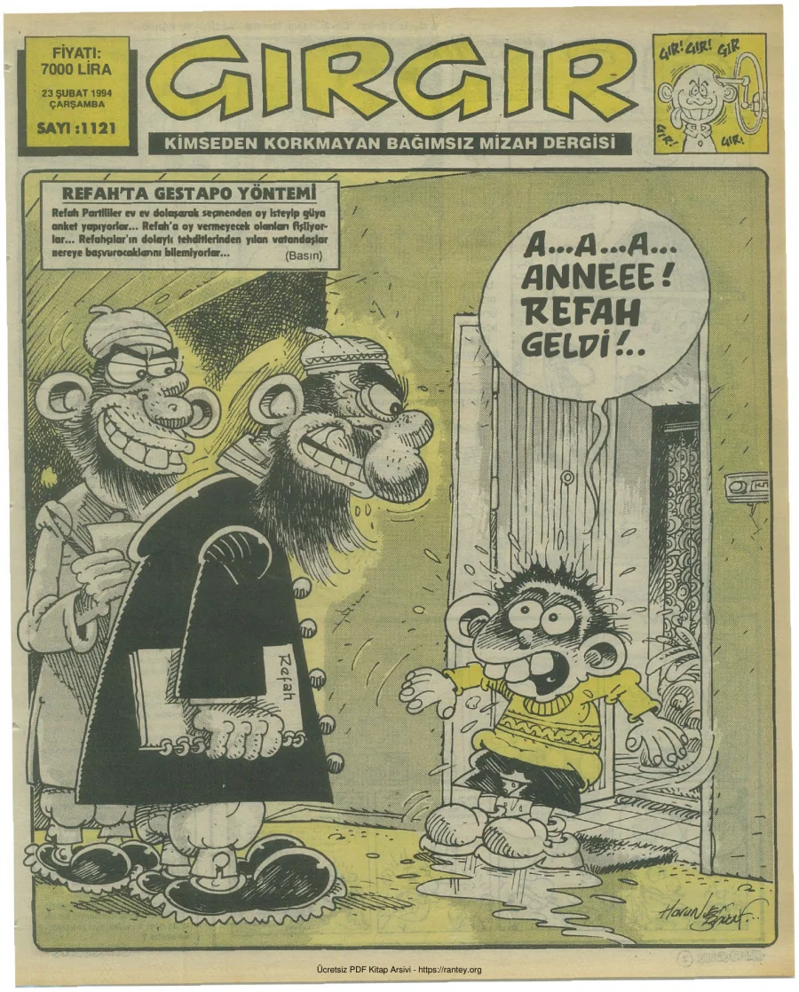 GırGır 1994 Sayı 1126 kapak görseli
