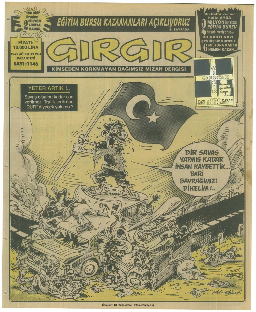 GırGır 1994 Sayı 1146 kapak görseli