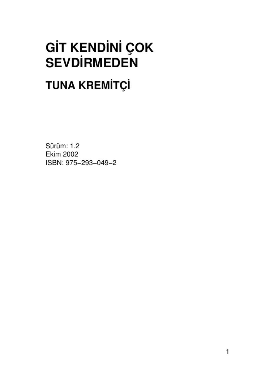 Git Kendini Çok Sevdirmeden kapak görseli