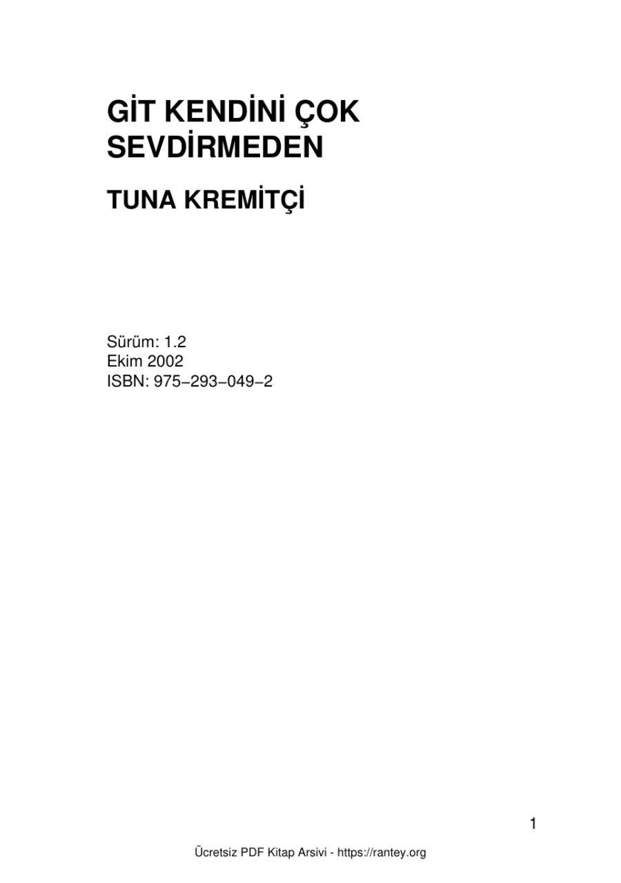 Git KendiniÇok Sevdirmeden kapak görseli