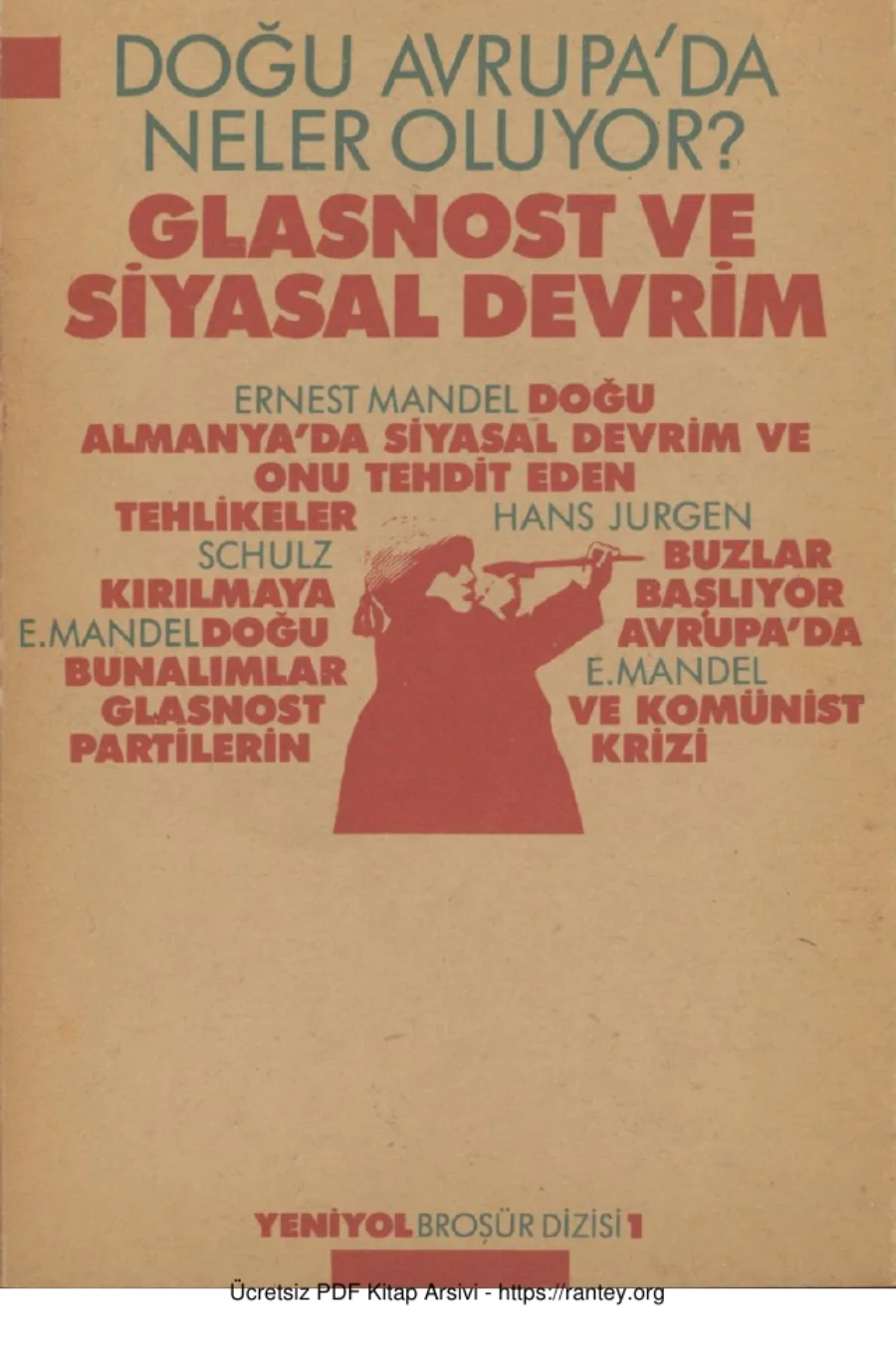 Glasnost ve Siyasal Devrim Yeniyol Yayınları kapak görseli