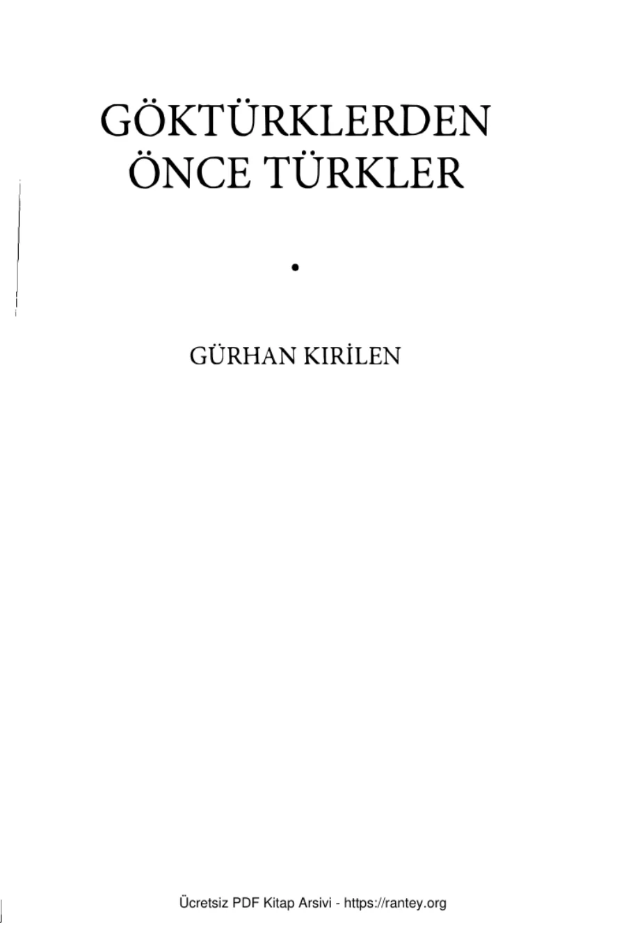 Göktürklerden Önce Türkler kapak görseli
