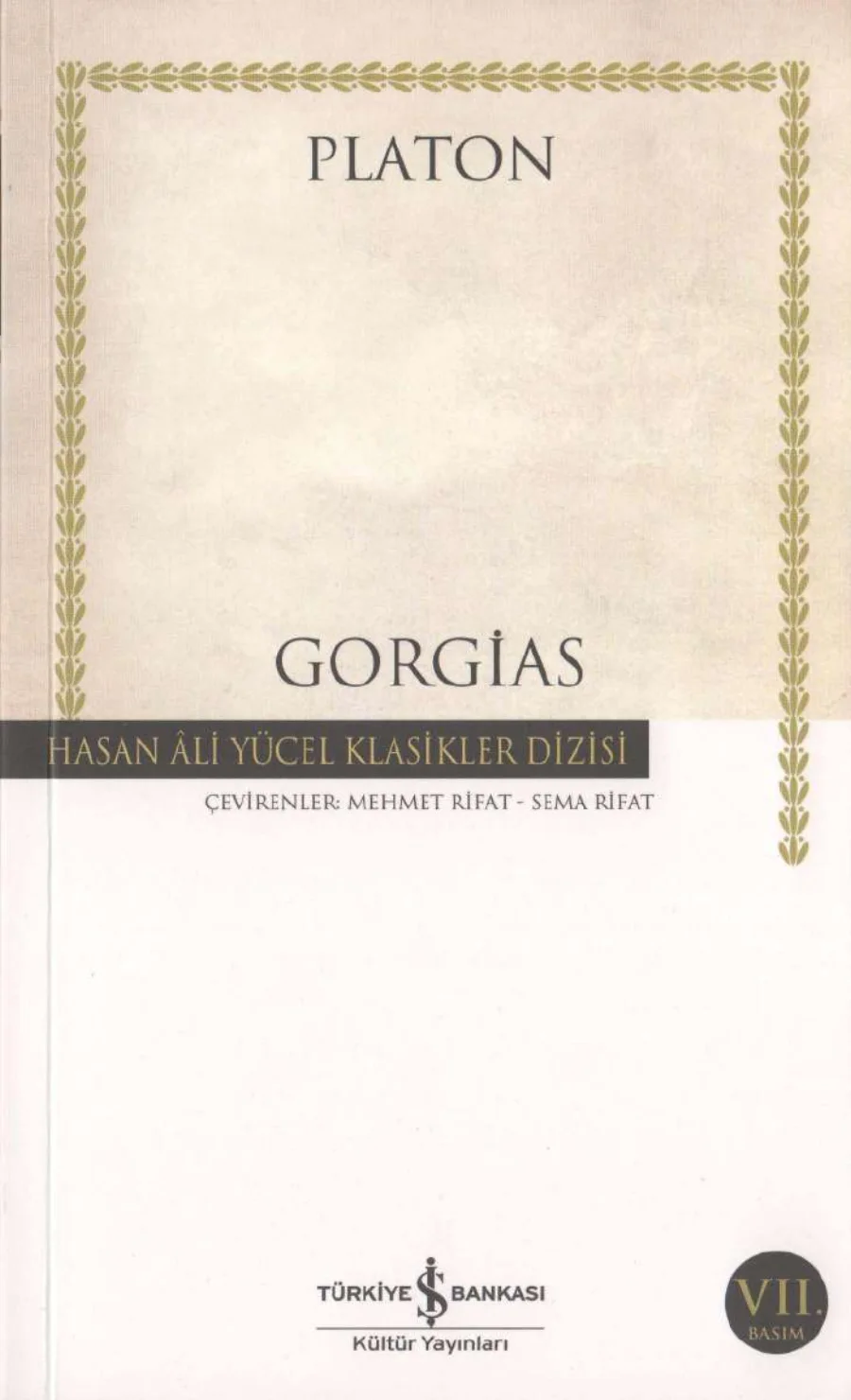 Gorgias kapak görseli