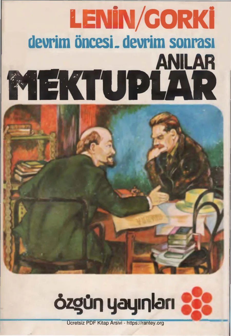 Gorki Mektuplar kapak görseli