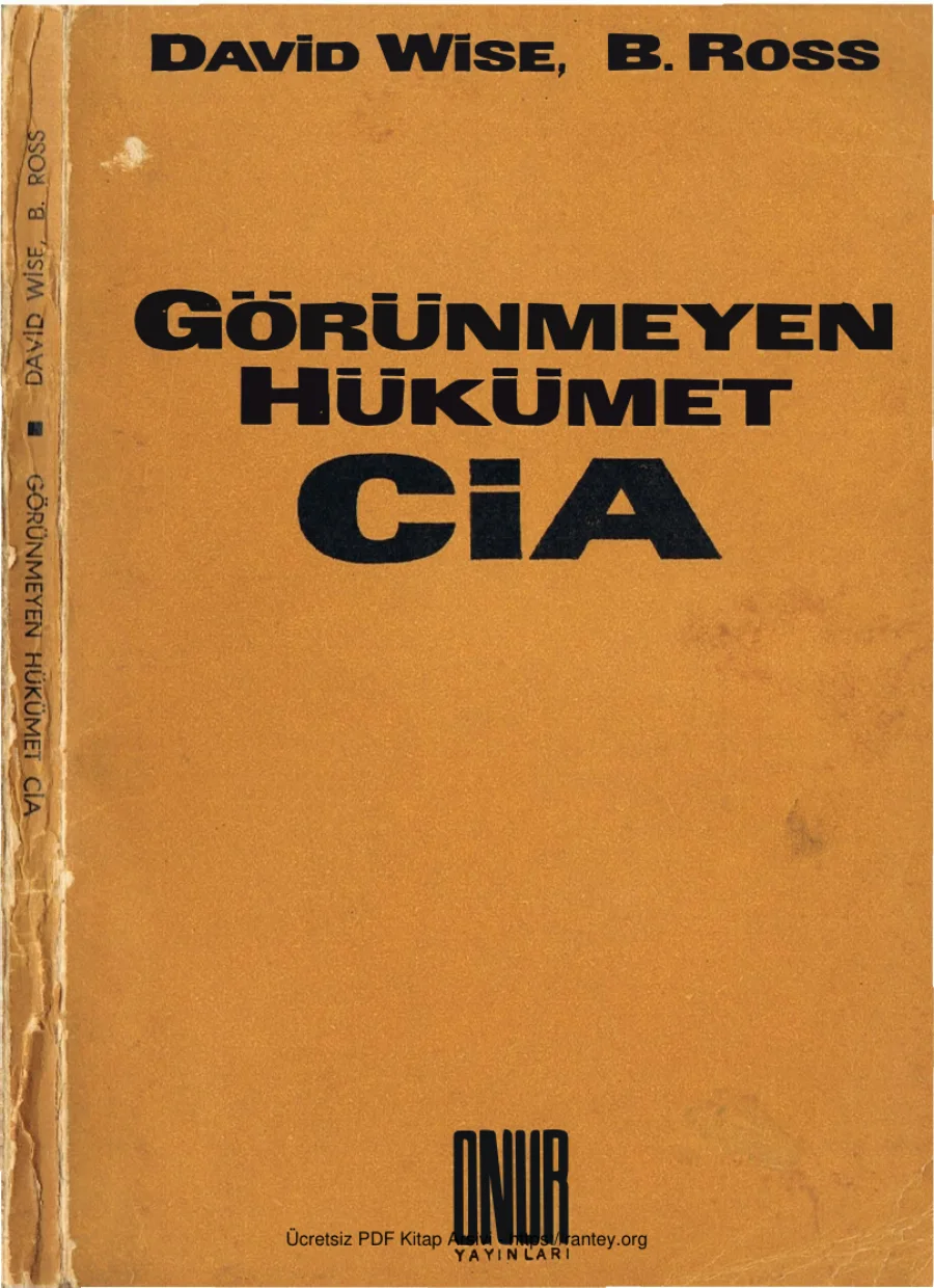 görünmeyen Hükümet CİA kapak görseli