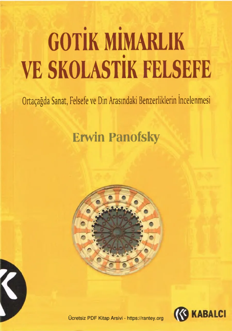 Gotik Mimarlık ve Skolastik Felsefe kapak görseli