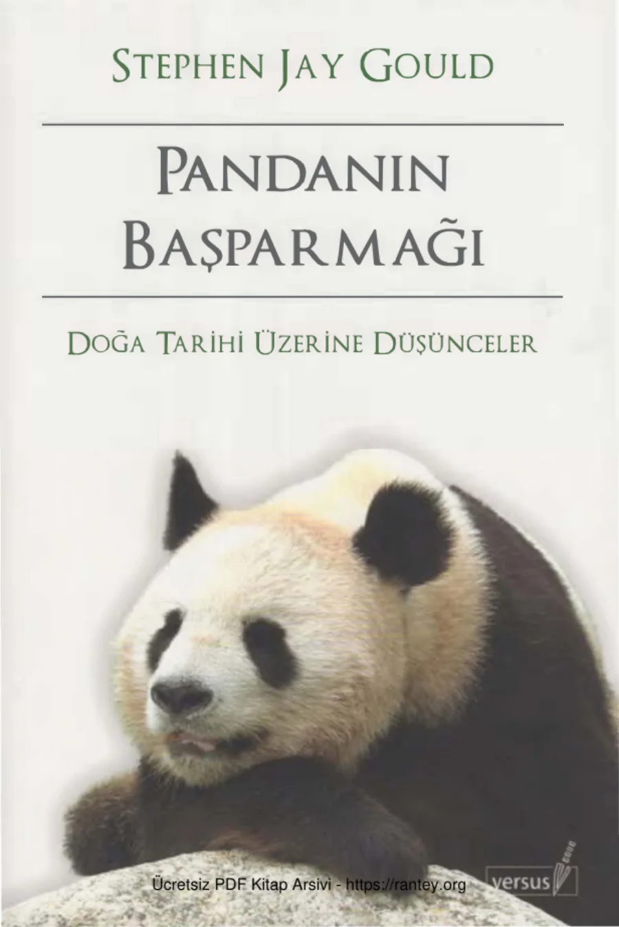Gould Pandanın Başparmağı Doğa Tarihi Üzerine Düşünceler kapak görseli