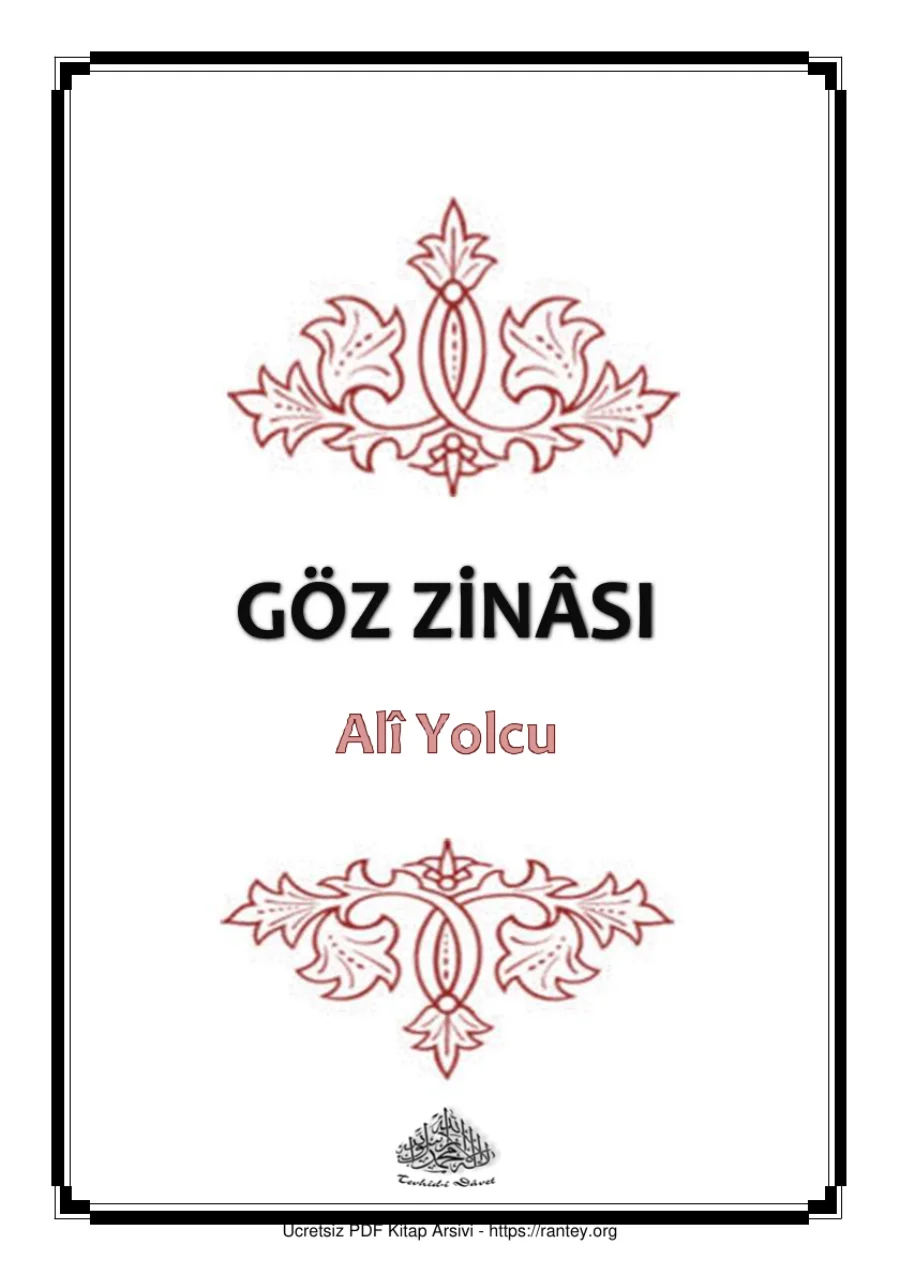 GOZ ZINASI ALI YOLCU Ebu Abdulmumin Tekin Mıhçı kapak görseli
