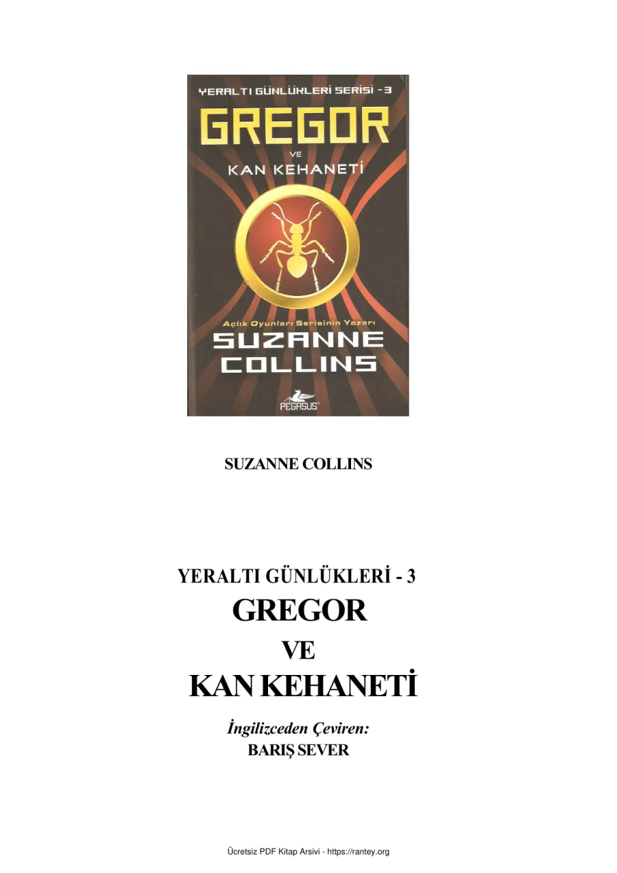 Gregor ve Kan Kehaneti 3 kapak görseli