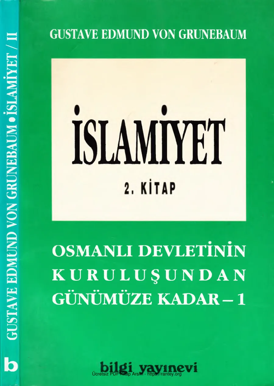 Grunebaum İslamiyet 2 kapak görseli