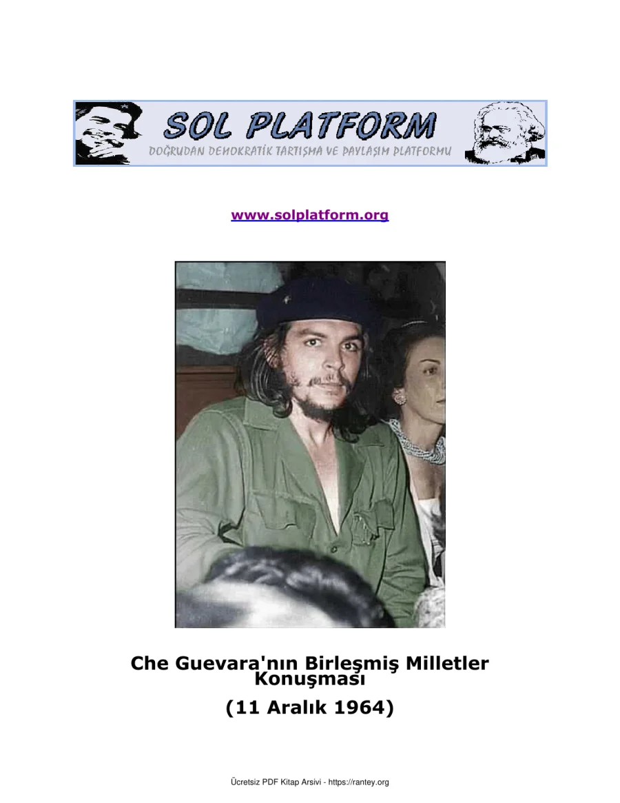 Guevara Birleşmiş Milletler Konuşması kapak görseli