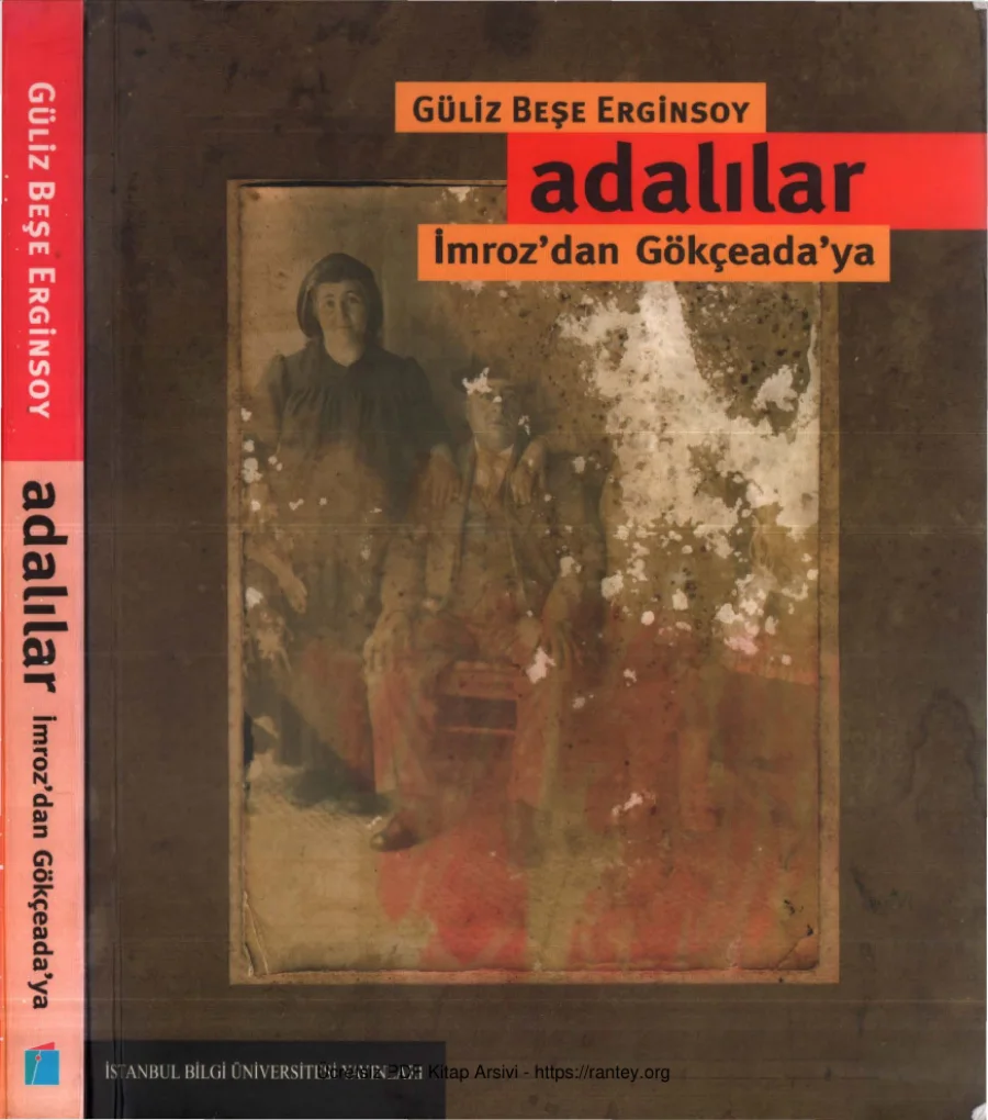Güliz Beşe Erginsoy Adalılar İmrozdan Gökçeadaya kapak görseli