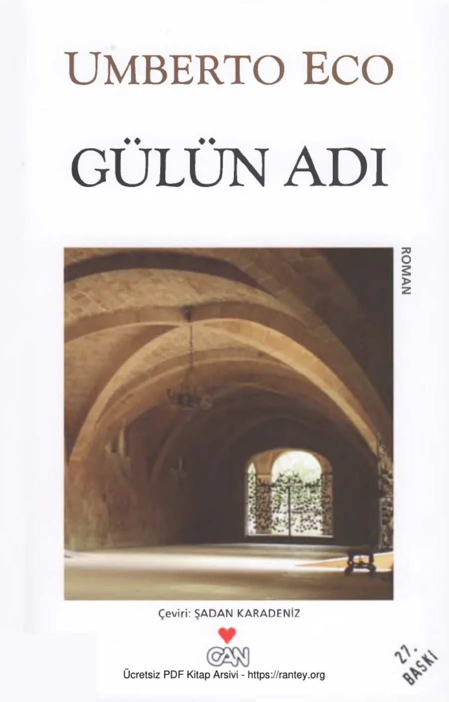 Gülün Adı kapak görseli