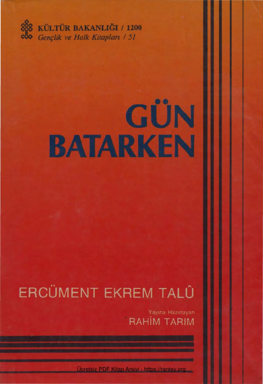 Gün Batarken kapak görseli