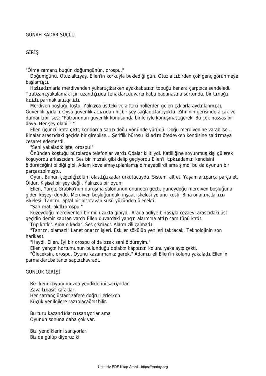 Gunah Kadar Suclu kapak görseli