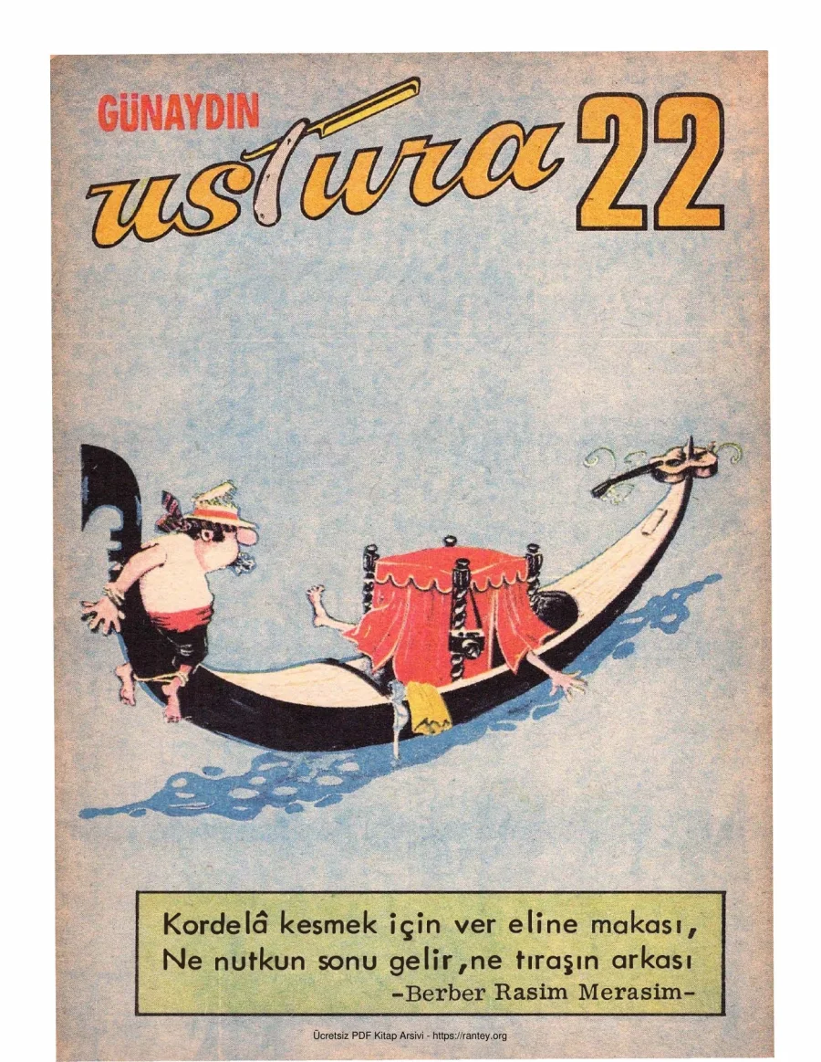 Günaydın Ustura Sayı 022 kapak görseli