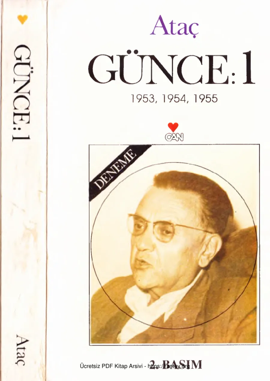 Günce 1 1953 54 55 Yılları kapak görseli