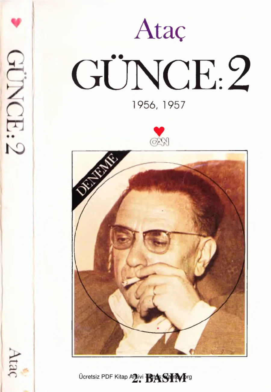 Günce 2 1956 57 Yılları kapak görseli